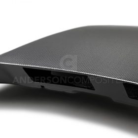 Anderson Composites 2018-2023 Ford Mustang Double Sided Type-CJ 4" Carbon Fiber Cowl Hood - Image 3
