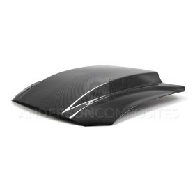 Anderson Composites 2018-2023 Ford Mustang Double Sided Type-CJ 4" Carbon Fiber Cowl Hood - Image 5