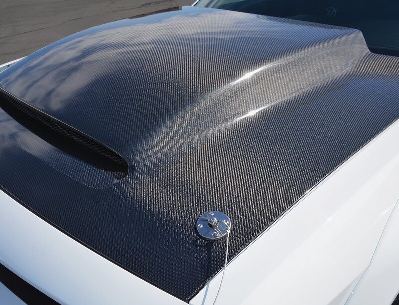 Anderson Composites 2018-2023 Dodge Challenger Demon Cowl-Style Carbon Fiber Hood