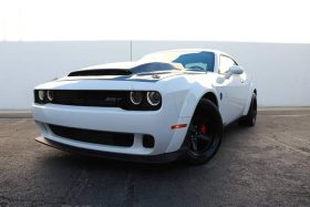 Anderson Composites 2018-2023 Dodge Challenger Demon Cowl-Style Carbon Fiber Hood - Image 2