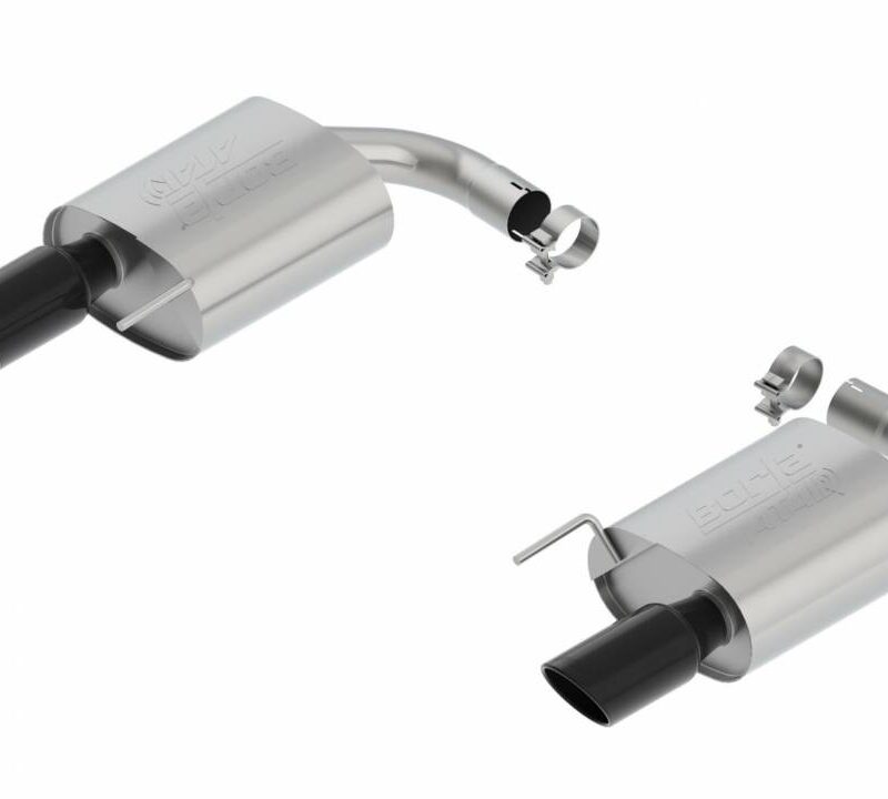 Borla Exhaust 2015-2017 Ford Mustang GT Axle Back 2.5" Exhaust ATAK With Black Chrome Tips