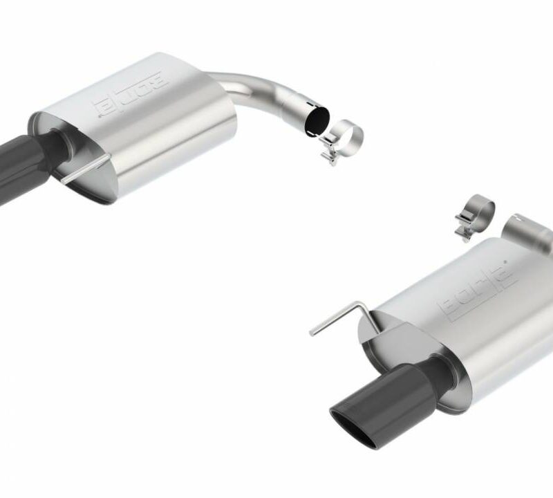 Borla Exhaust 2015-2017 Ford Mustang GT Axle-Back 2.5" Exhaust S-Type With Black Chrome Tips