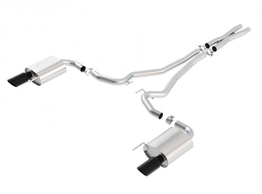 Borla Exhaust 2015-2017 Ford Mustang GT Cat Back 2.5" ATAK Exhaust With Black Chrome Tips