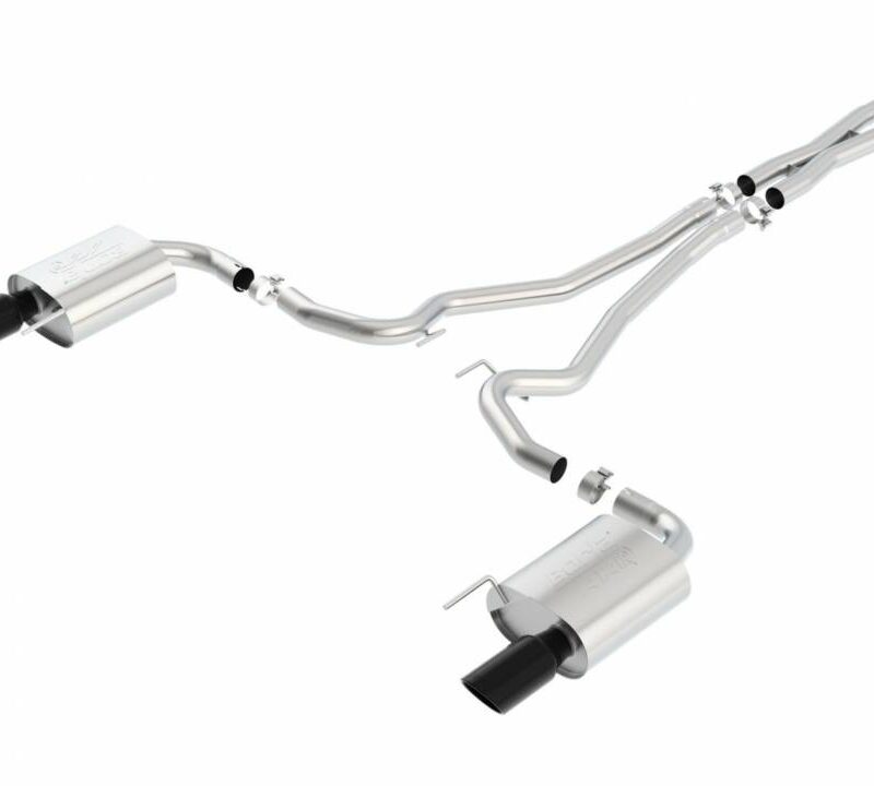 Borla Exhaust 2015-2017 Ford Mustang GT Cat Back 2.5" ATAK Exhaust With Black Chrome Tips