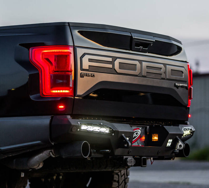 ADD 2017-2020 Ford Raptor Honeybadger Rear Bumper (10" Lights)