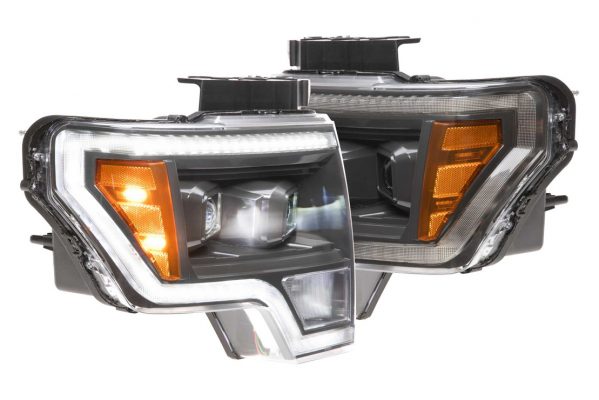 Morimoto 2009-2014 Ford F150 / Raptor XB LED Hybrid Head Lights - Smoked