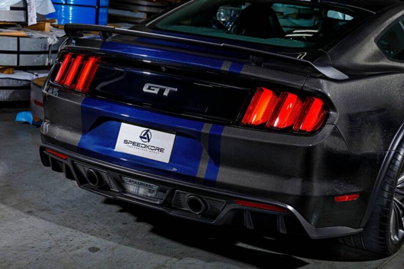 Speedkore 2015-2017 Ford Mustang GT Carbon Fiber Rear Bumper