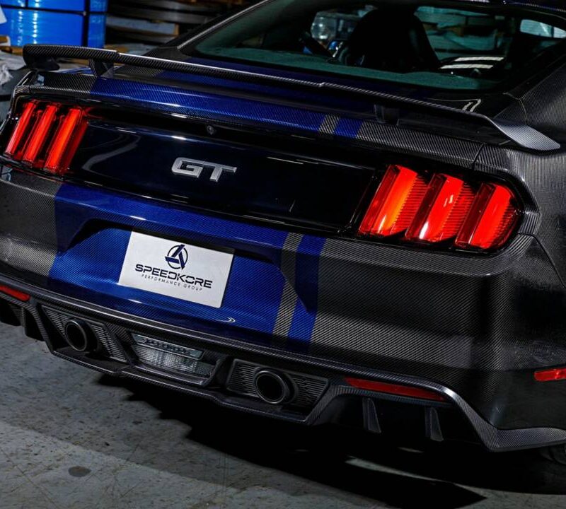 Speedkore 2015-2017 Ford Mustang GT Carbon Fiber Rear Bumper