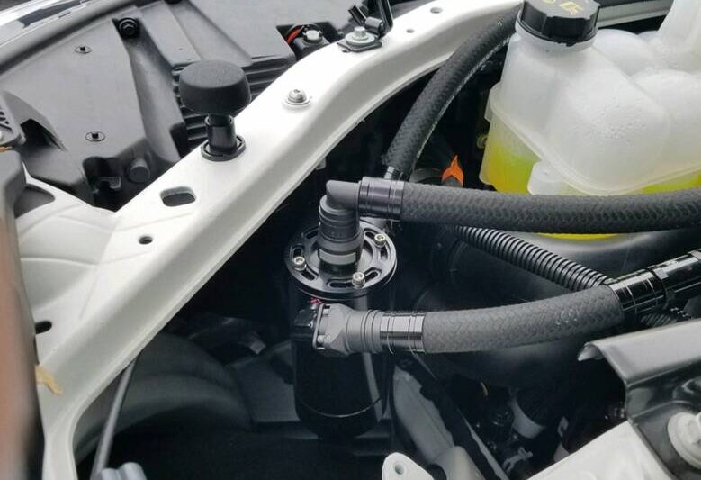 UPR Products 2020-2025 Ford Explorer ST EcoBoost 3.0 Dual Valve Oil Catch Can with ECSS