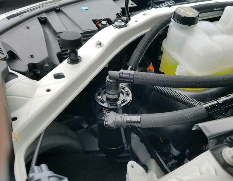 UPR Products 2020-2025 Ford Explorer ST EcoBoost 3.0 Dual Valve Oil Catch Can with ECSS