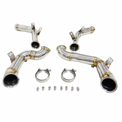 ZACmotorsport Mercedes Benz 2017-2020 E63 AMG W213 3.5" SHF Catless Downpipes