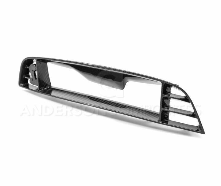 2010-2014 FORD SHELBY GT500 AND 2013-2014 MUSTANG GT/V6 TYPE-13/14 Carbon fiber front upper grille for 2010-2014 Ford Mustang Shelby GT500 with location for Cobra emblem (also fits 2013-2014  GT/V6)