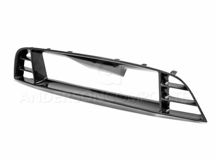 2010-2014 FORD SHELBY GT500 AND 2013-2014 MUSTANG GT/V6 TYPE-13/14 Carbon fiber front upper grille for 2010-2014 Ford Mustang Shelby GT500, with no Cobra emblem placeholder (also fits 2013-2014 GT/V6)