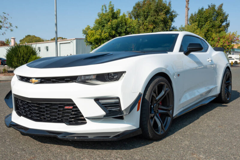 EOS 2016-2018 Chevrolet Camaro SS Glossy Black Front Splitter Lip | ZL1 Conversion Splitter - Image 3