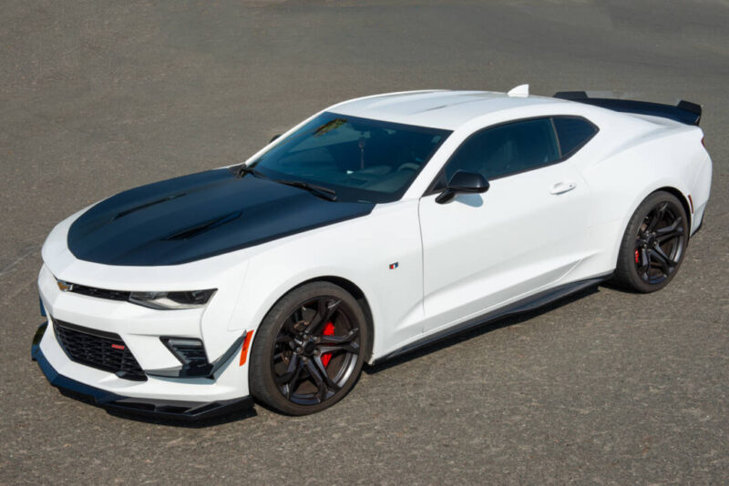 EOS 2016-2018 Chevrolet Camaro SS Glossy Black Front Splitter Lip | ZL1 Conversion Splitter - Image 5