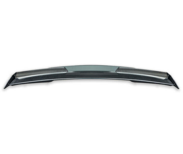 EOS  2014-2019 Chevrolet Corvette C7 Stage 3 Carbon Fiber Rear Spoiler With Wickerbill Extension – Dark Tinted