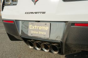 EOS 2014-2019 Chevrolet Corvette C7 Carbon Fiber Rear Bumper Diffuser - Image 1