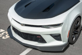 EOS 2019-2021 Chevrolet Camaro RS SS | ZL1 1LE Conversion Primer Black Front Splitter & Side Skirts - Image 3