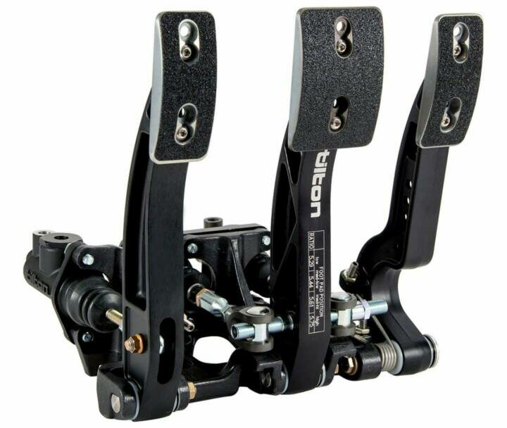 Tilton 800-Series 3-Pedal Assembly Floor Mount