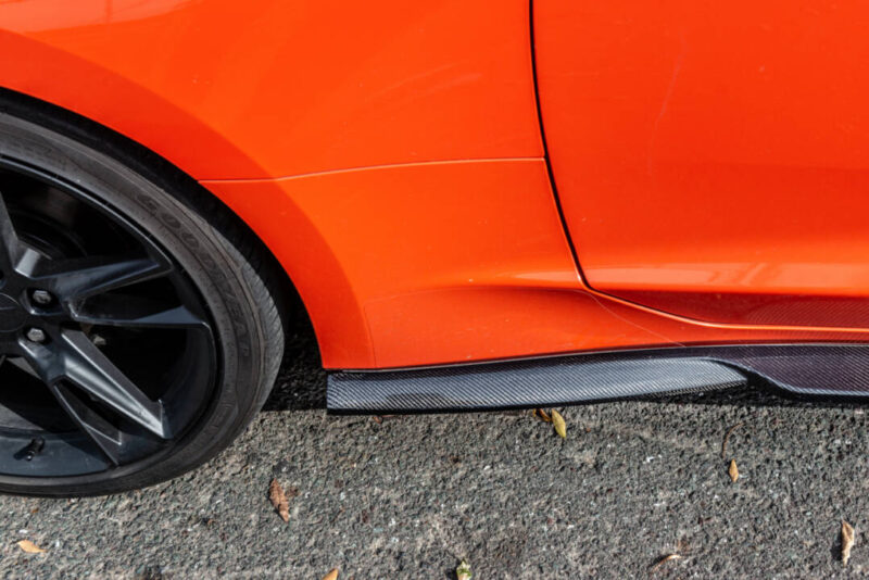 EOS 2019-2021 Chevrolet Camaro T6 Performance Carbon Fiber Front Splitter Lip & Side Skirt Rocker Panels - Image 5