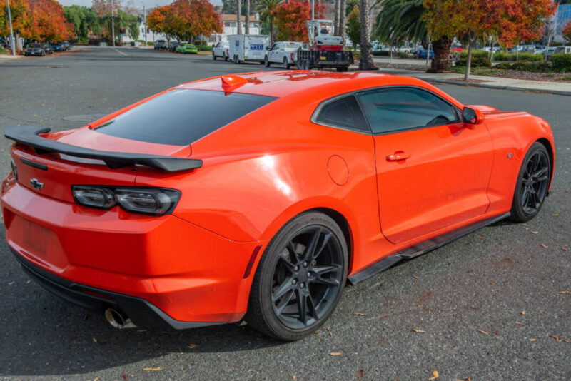 EOS 2019-2021 Chevrolet Camaro T6 Performance Carbon Fiber Front Splitter Lip & Side Skirt Rocker Panels - Image 6