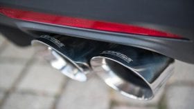 Corsa Performance 2015-2017 Ford Mustang GT 5.0 Xtreme Sound Level 3.0in Cat-Back Exhaust Twin 4.0in Polished Tips - Image 1