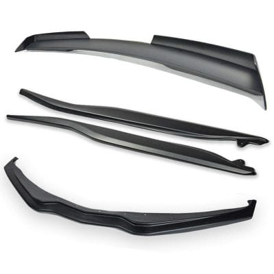 EOS 2014-2019 Chevrolet Corvette C7 Stage 2 Primer Black Aerodynamic Full Body Kit
