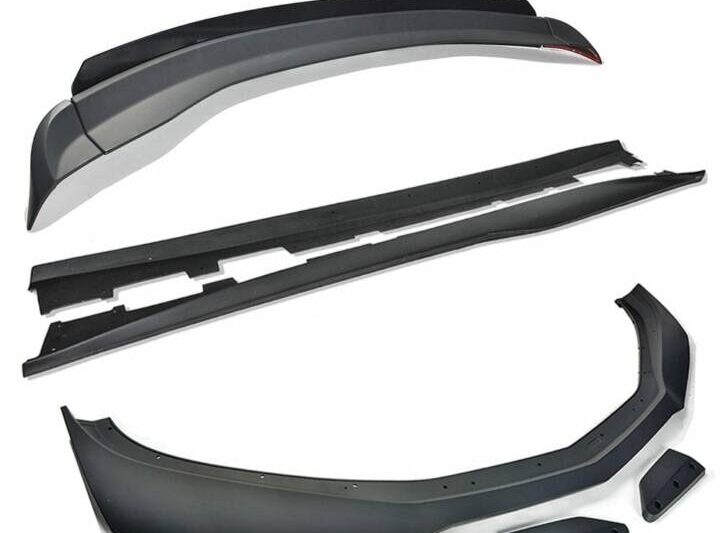 EOS 2016-2018 Chevrolet Camaro SS Primer Black Aerodynamic Full Body Kit - 1LE Extended Package