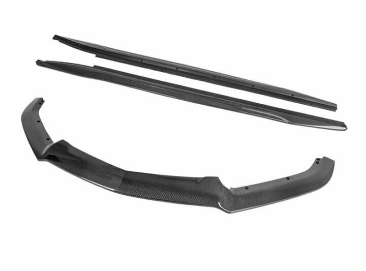 EOS 2014-2019 Cadillac CTS Carbon Fiber Front Splitter & Side Skirts