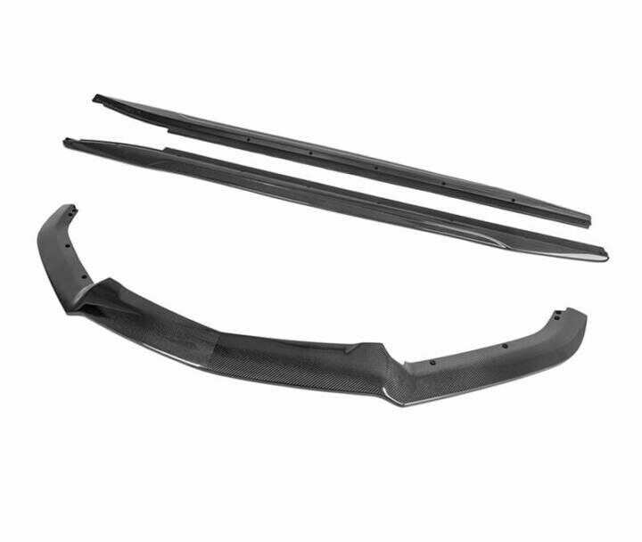 EOS 2014-2019 Cadillac CTS Carbon Fiber Front Splitter & Side Skirts