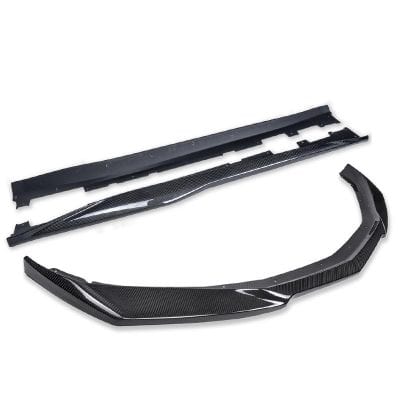 EOS 2019-2023 Chevrolet Camaro RS SS Carbon Fiber Front Splitter Lip & Side Skirts