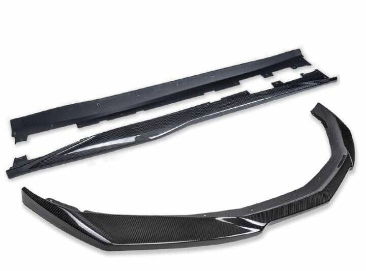 EOS 2019-2023 Chevrolet Camaro RS SS Carbon Fiber Front Splitter Lip & Side Skirts