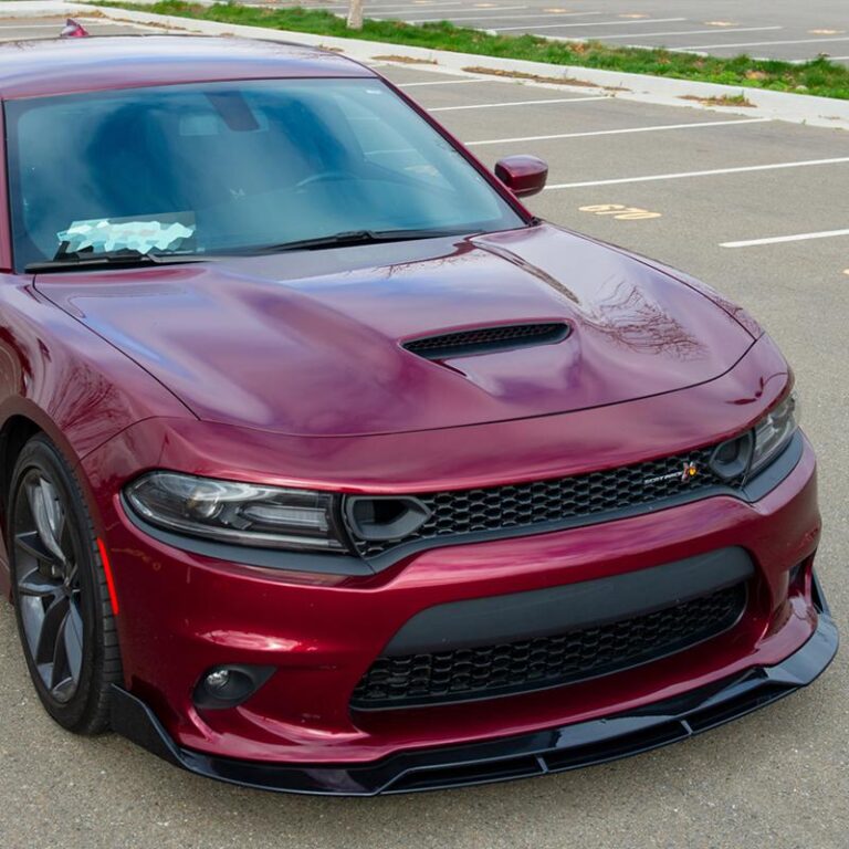 EOS 2015-2023 Dodge Charger SRT Track Package Glossy Black Front Splitter