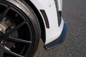 EOS 2014-2019 Cadillac CTS Carbon Fiber Front Splitter & Side Skirts - Image 4