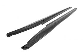 EOS 2014-2019 Cadillac CTS Carbon Fiber Front Splitter & Side Skirts - Image 2