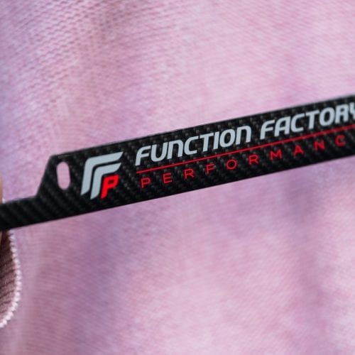 Function Factory Performance 4 Hole Carbon Fiber License Plate Frame - Image 2
