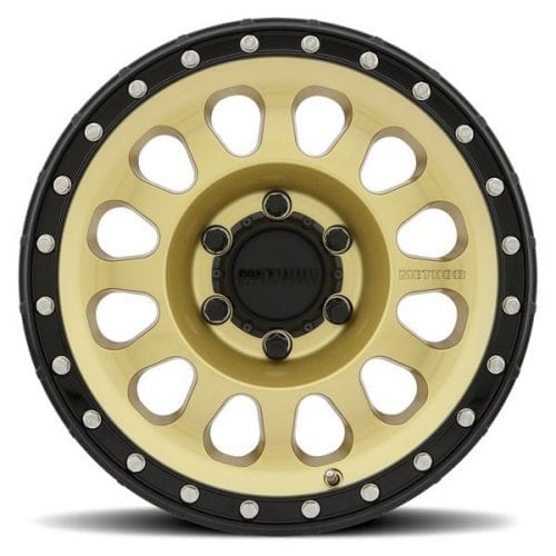 Method Race Wheels F150 / Raptor MR315 17x8.5 GOLD/BLACK STREET LOC WHEELS - Image 2