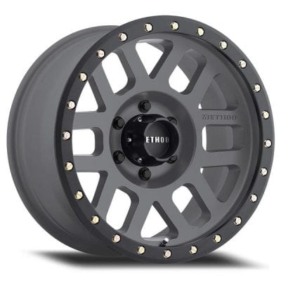 Method Race Wheels 2010-2020 Ford F150 / Raptor  MR309 Grid 17x8.5 TITANIUM/BLACK STREET LOC WHEELS