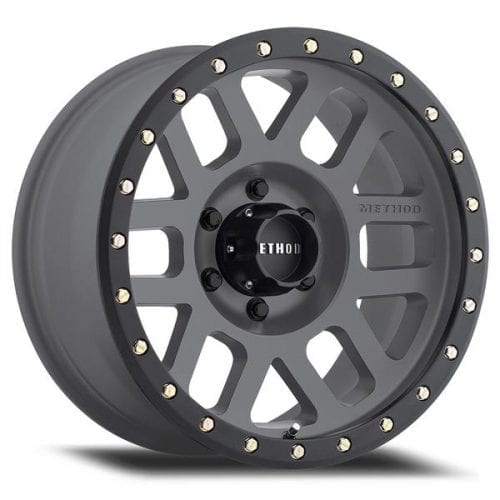 Method Race Wheels 2010-2020 Ford F150 / Raptor MR309 Grid 17x8.5 TITANIUM/BLACK STREET LOC WHEELS