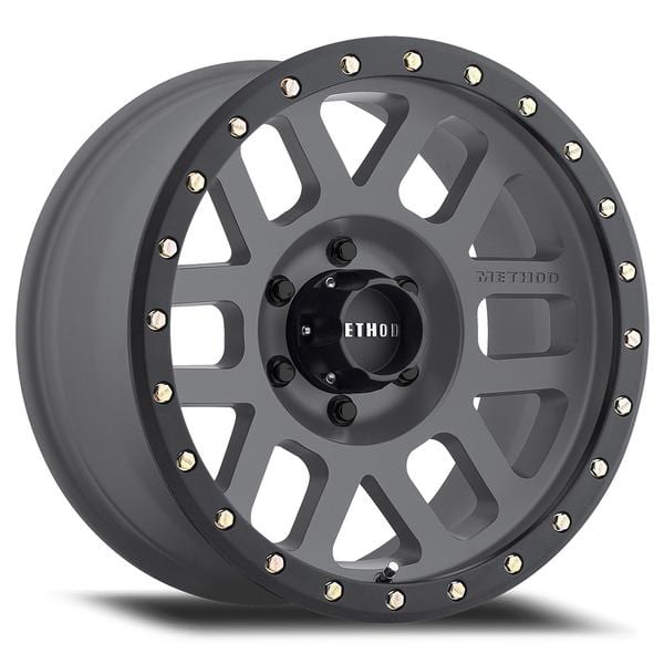 Method Race Wheels F150 / Raptor MR309 Grid 17x8.5 TITANIUM/BLACK STREET LOC WHEELS