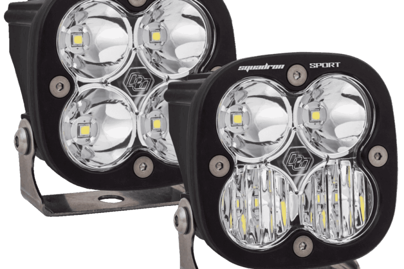 Offroad Alliance 2017-2020 Ford Raptor Triple Bezel Fog Light Kit W/ Baja Designs Squadron Pro Lights