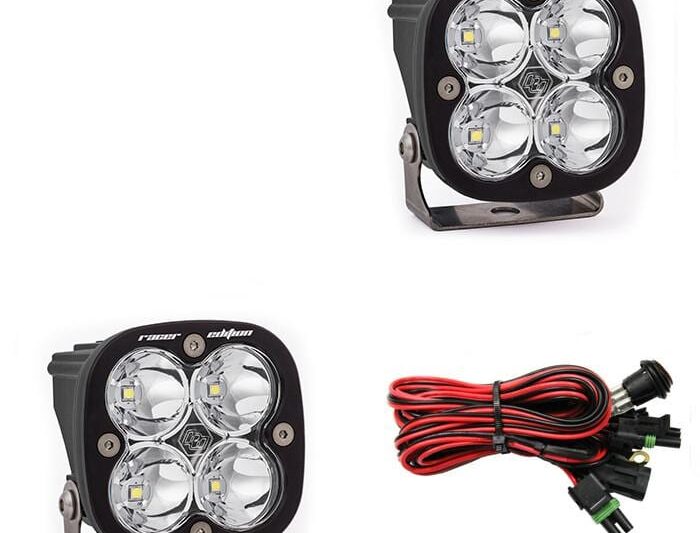 Offroad Alliance 2017-2020 Ford Raptor Triple Bezel Fog Light Kit W/ Baja Designs Squadron Racer Lights