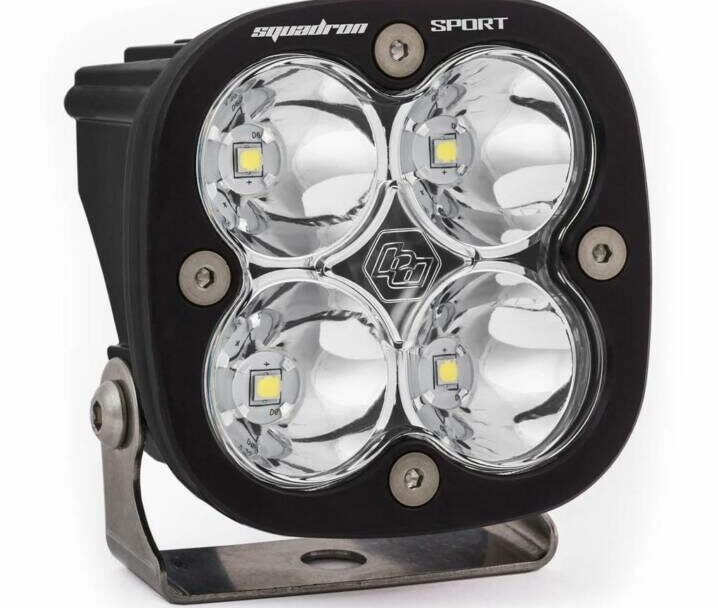 Offroad Alliance 2017-2020 Ford Raptor Triple Bezel Fog Light Kit W/ Baja Designs Squadron Sport Lights