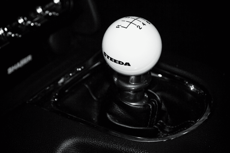Steeda 2015-2023 Ford Mustang White Cue Ball Shift Knob