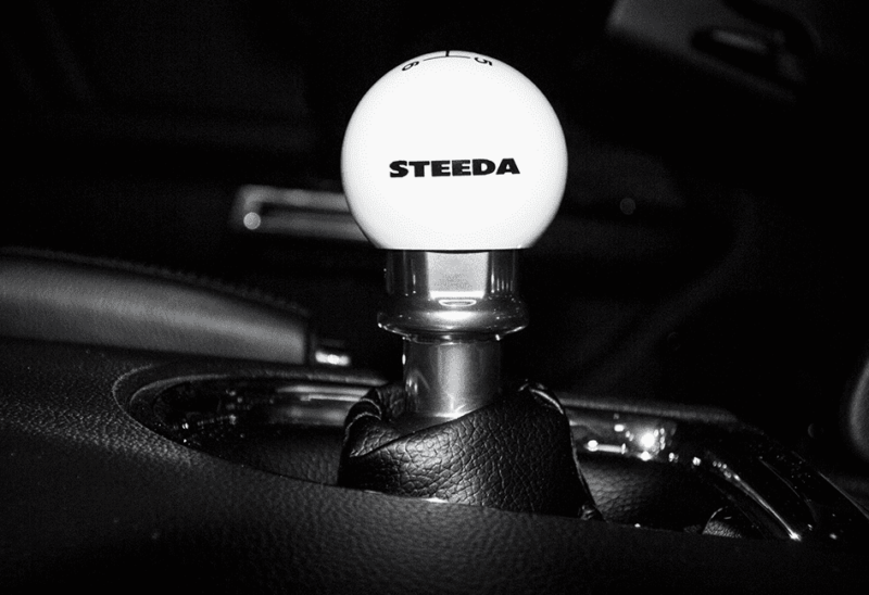 Steeda 2015-2023 Ford Mustang White Cue Ball Shift Knob - Image 3