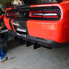 ZL1 Addons 2015-2023 Dodge Challenger Rear Diffuser - Image 3