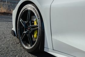 EOS 2020-2024 Chevrolet Corvette C8 XL Extended Front & Rear Splash Guards - Unpainted - Image 3