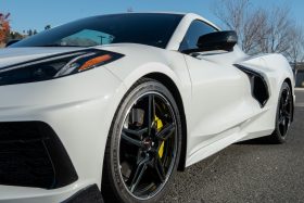EOS 2020-2024 Chevrolet Corvette C8 XL Extended Front & Rear Splash Guards - Unpainted - Image 2