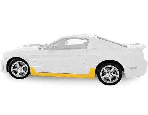 Roush Performance 2005-2009 Ford Mustang Side Skirt Kit, LH & RH, Unpainted