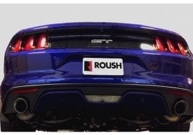 Roush Performance 2015-2024 Ford Mustang 5.0L V8 Exhaust Kit - Round Tip (304SS) - Image 2